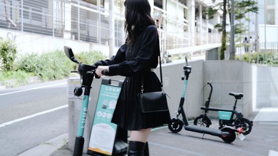 電動キックボード ノーヘルOK