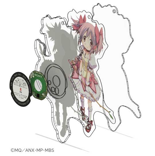 まどかマギカ　アクリルキーホルダー　電子マネー機能付【まどか　ほむら　セット】 まどかマギカ アクリルキーホルダー 電子マネー機能付【まどか