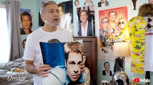 ジョージ・クルーニー ブラッド・ピット オーシャンズ オタク ファン OMAZE チャリティー 友