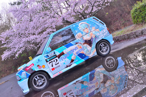 痛車 ホロライブ 赤井はあと 雪花ラミィ