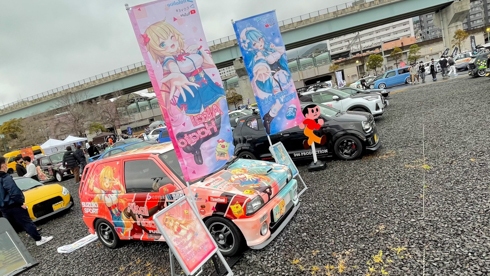 痛車 ホロライブ 赤井はあと 雪花ラミィ