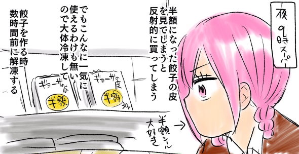 島袋全優 腸よ鼻よ ギョーザ 冷凍 皮 解凍