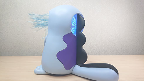 ヌオーの扇風機・背面