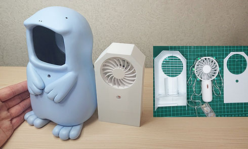 ヌオーの扇風機を分解したところ