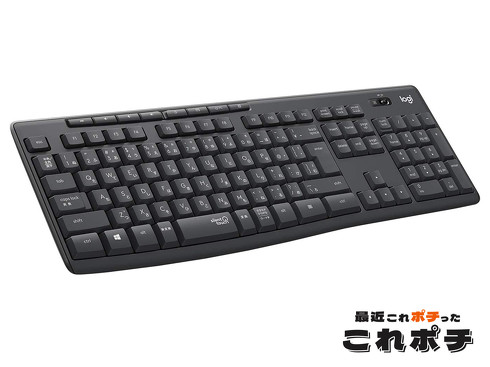 ロジクールのワイヤレスキーボード「K295」