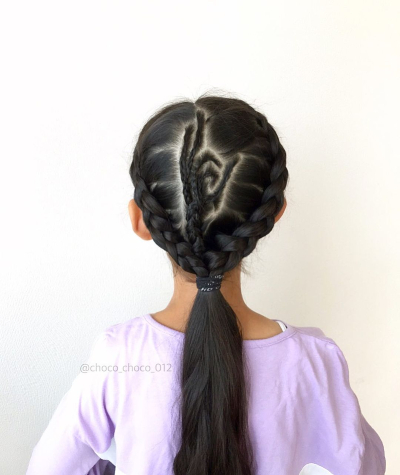 ママヘアアレンジ