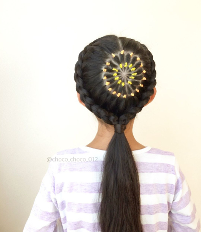 ママヘアアレンジ