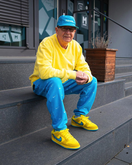 ストリートファッションがカッコいいおじいちゃん