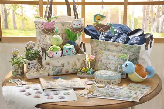 ポケモンセンターに「くさタイプ」テーマのガーデニンググッズ