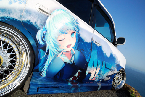 痛車 ホロライブ がうる・ぐら サメちゃん