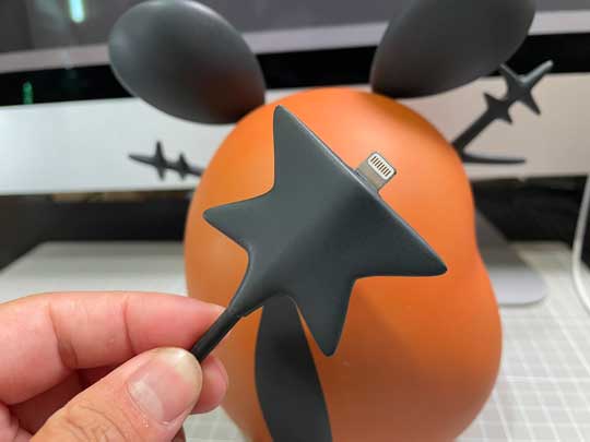 ポケモン 粘土 実寸大 デデンネ しっぽ iPhone 充電