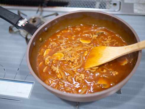 7分煮込んだとき