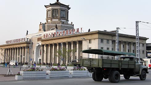 平壌とモスクワを結ぶ列車