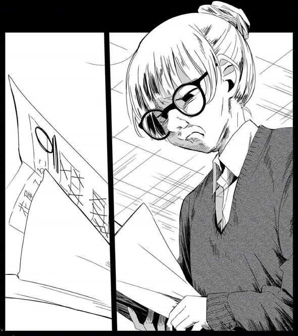 顔に出やすいクラスメイト twitter 漫画