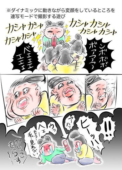 ガラケーで大騒ぎ