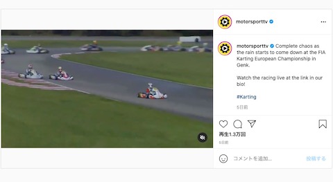 カート 欧州 選手権 15台 コースアウト 魔のコーナー