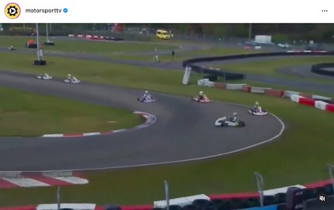 カート 欧州 選手権 15台 コースアウト 魔のコーナー