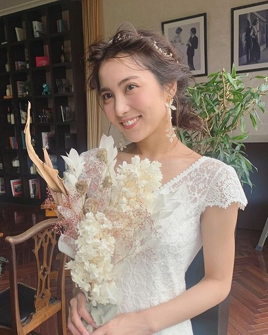 石川恋 ウエディングドレス