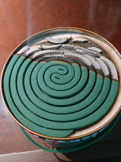 「蚊取り線香おねがい」→室内が煙りまみれに　ダイナミックすぎる焚き方で蚊が寄りつかなくなりそう