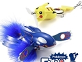 お魚ゲットでチュウ！　大人気で完売していた「ピカチュウ＆カイオーガのルアー」が受注再開
