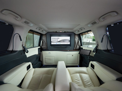 Web会議 車内 テレワーク