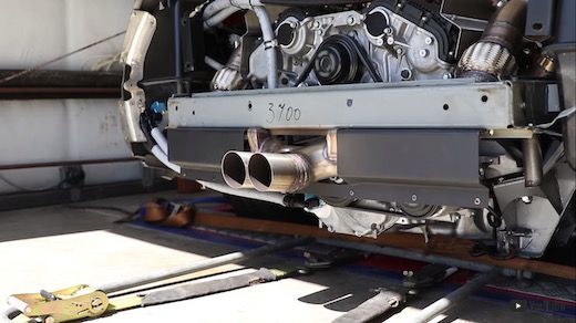 デロリアン エンジン 移植 カスタム V6ツインターボ