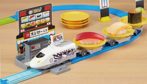 まさかのスシローと夢コラボぉぉ 回転すし運ぶプラレール「極み