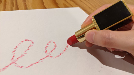 口紅 クレヨン ハンドメイド 画材 お絵かき