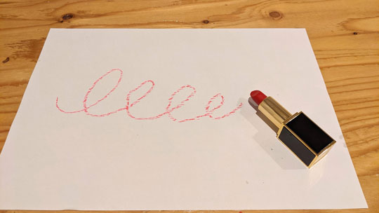 口紅 クレヨン ハンドメイド 画材 お絵かき