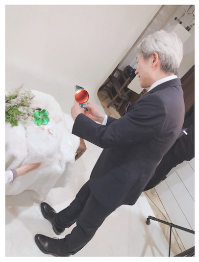 登坂淳一 初宮参り 宮参り 娘 第一子女児 妻