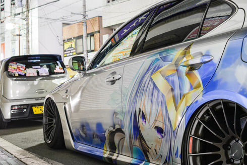 なんだただの天使か ホロライブ「天音かなた」仕様のレクサス痛