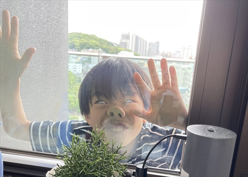 変顔 息子 子ども