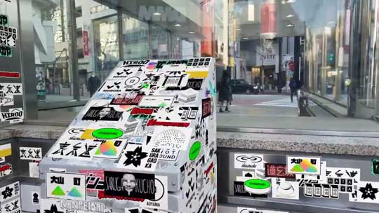 ステッカー 増殖 アニメーション