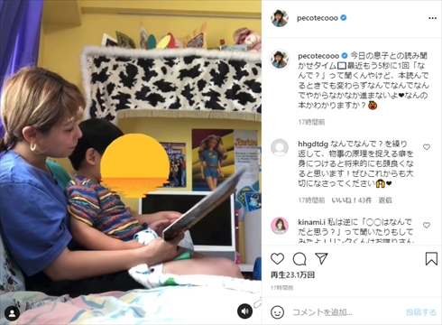 ぺこりゅうちぇる 息子 リンク なんで 2歳 育児 インスタ 絵本