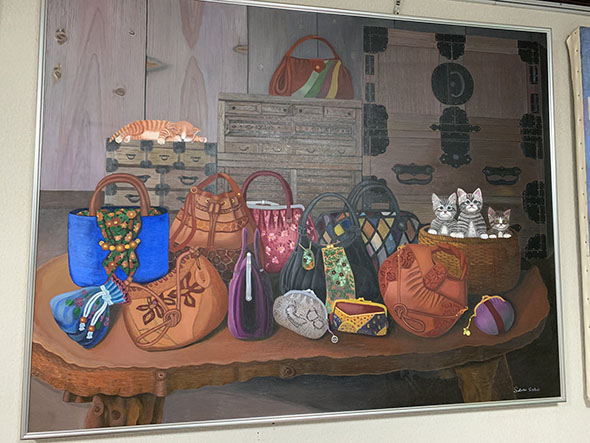 バッグの絵画