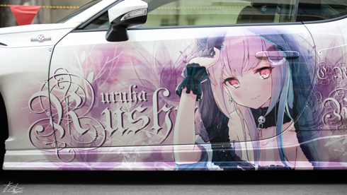 痛車 ホロライブ 潤羽るしあ トヨタ86