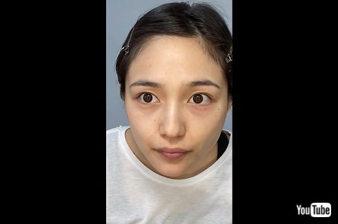 川口春奈 すっぴん メイク 早回し
