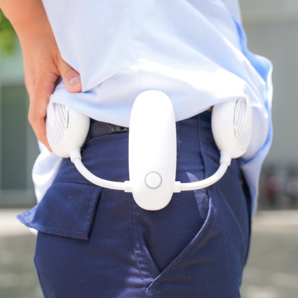 サンコー W腰ベルトマッパファン 扇風機 屋外