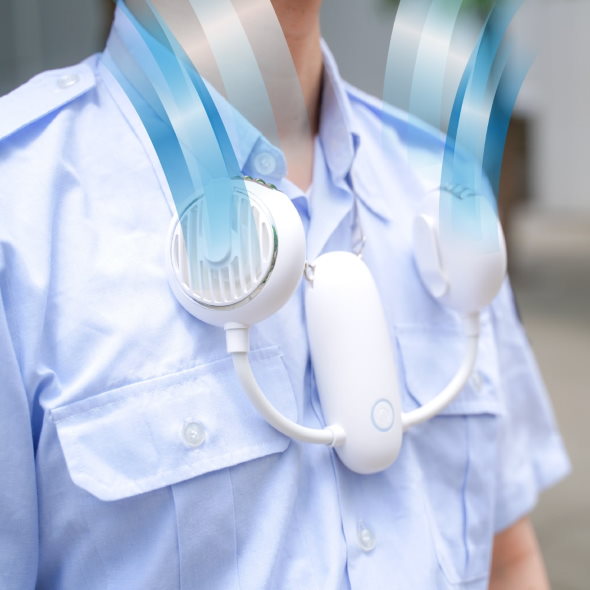 サンコー W腰ベルトマッパファン 扇風機 屋外