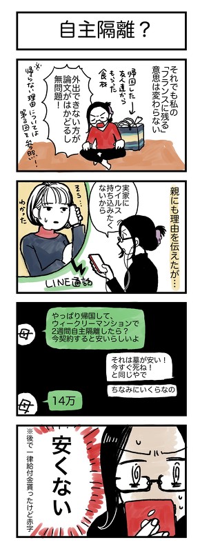 コロナ 帰国日記