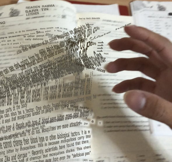 Google翻訳のカメラ 文字を操る能力者