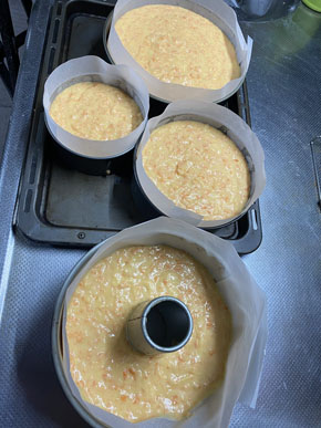 ヒシアケボノのケーキ