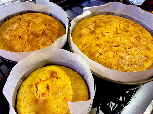 ヒシアケボノのケーキ