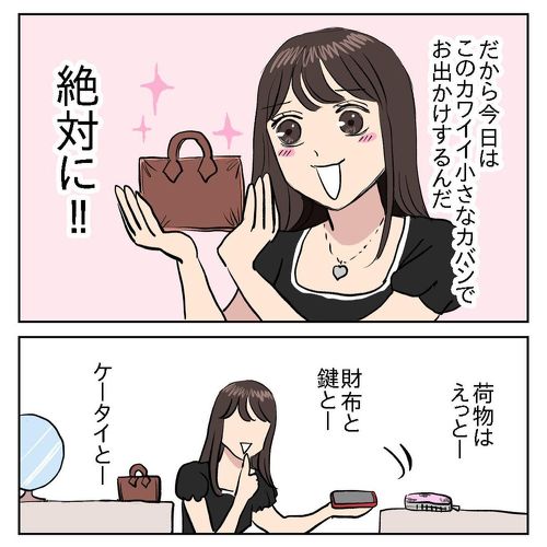 小さいカバンに入らない