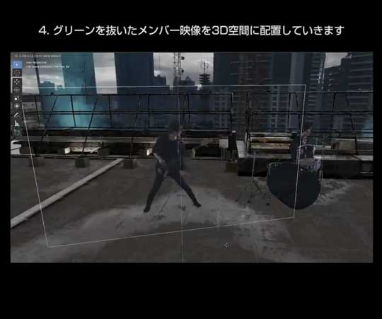 バーチャル MV 作り方 CG VFX 視覚効果 合成 Blender THE SIXTH LIE