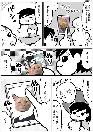 スマホでお絵かき