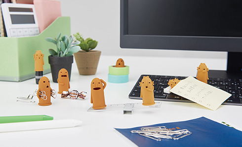 はにわの形の指サック第2弾　さらに表情豊かになった「はにさっく　其の弐」が登場