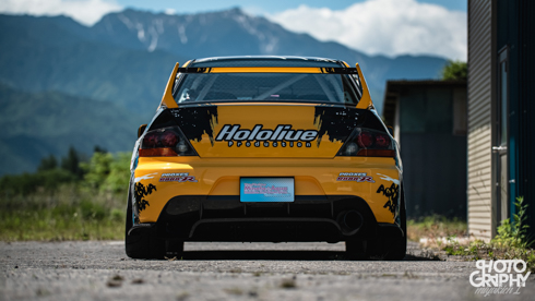 痛車 三菱 ランエボ 湊あくあ  VTuber