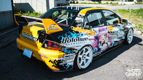 痛車 三菱 ランエボ 湊あくあ  VTuber