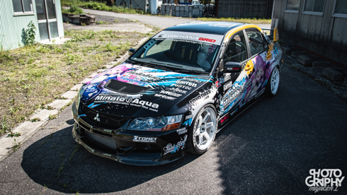 痛車 三菱 ランエボ 湊あくあ  VTuber